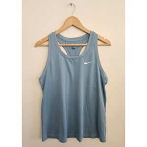 Nike Dri-FIT Sky Blue Racerback Performance Tank Top - Size Large